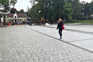 Prace wykończeniowe na michałkowickich Plantach.