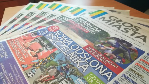 Najnowsze, majowe, wydanie Głosu Miasta, siemianowickiej gazety samorządowej.