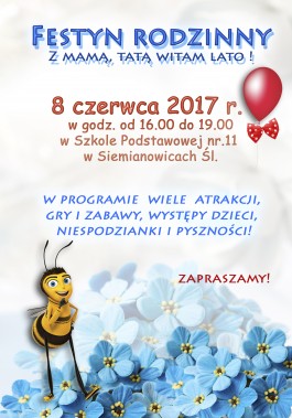 Plakat festynu