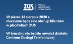 14 sierpnia ZUS Chorzów nieczynny