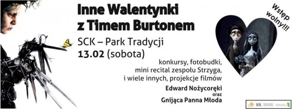 Inne Walentynki z Timem Burtonem - plakat