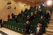 Siemianowiccy radni i pracownicy urzędu miasta podczas XXXVIII sesji Rady Miasta.