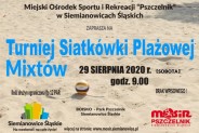 Turniej Siatkówki Plażowej - plakat