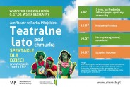 Teatralne Lato Pod Chmurką - plakat