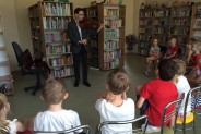 Łukasz Szmigiel z dziećmi