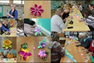 Warsztaty Kanzashi w Bibliotece