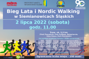 Plakat zapraszający na bieg lata