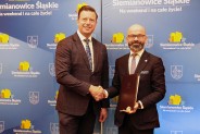 Rafał Piech, Prezydent Siemianowic Śląskich oraz Janusz Michałek – Prezes Zarządu Katowickiej…