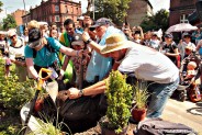 Pielgrzymi Światowych Dni Młodzieży w Siemianowicach Śląskich.