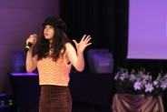 Zdobywczyni trzeciego miejsca Magdalena Szweter podczas występu