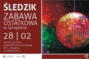 Śledzik w SCK - plakat