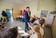 Nagrodzeni przez prezydenta miasta uczniowie siemianowickich szkół.