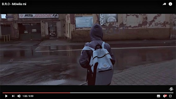 Scena z utworu "Mówiła Mi" rapera B.R.O. kręcone w Siemianowicach Śląskich