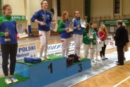 Basia Brych (na drugim stopniu podium) i Ola Pernach (na trzecim stopniu podium) świetnie spisały…