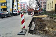 Prace przy ul. Hutniczej.