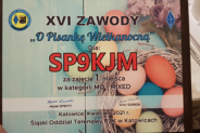 Dyplom: I miejsce w zawodach