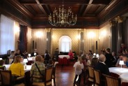 Otwarcie wernisażu w sali głównej Willi Fitznera