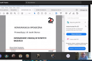 Zrzut z monitora  - tytuł prelekcji