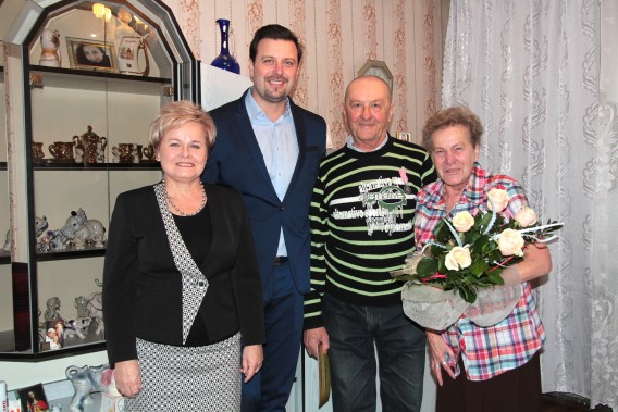 Państwo Gizela i Karol Marzec obchodzili 50-lecie pożycia małżeńskiego