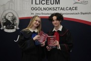 Uczniowie klasy prawniczo-dziennikarskiej