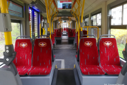 wnętrze tramwaju