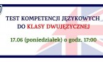 Dodatkowy termin testu kompetencji w I LO
