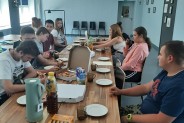 8. Uczestnicy projektu podczas spotkania podsumowującego.