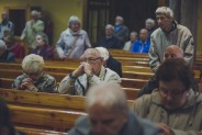 Odsłonięcie posągu św. Floriana na plantach przy kościele św. Antoniego.