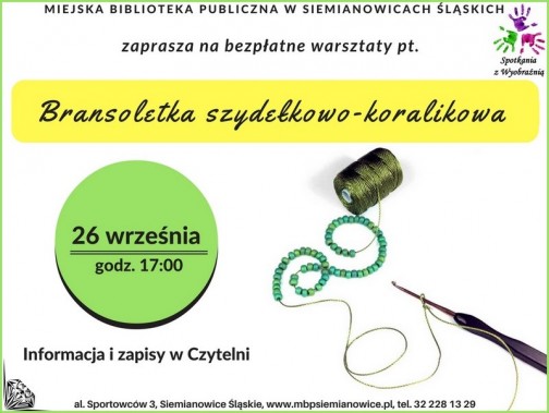 Plakat warsztatów