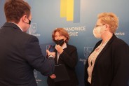 Jadwiga Dyktus, Prezes Zarządu i Monika Domańska, Wiceprezes Zarządu Towarzystwa Finansowego…