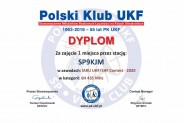 Dyplom: I miejsce na UKF
