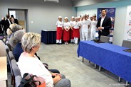 Uroczyste podpisanie umowy dotyczącej współpracy pomiędzy zakładem piekarniczo-cukierniczym…