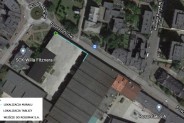 Mapka sytuacyjna ulicy Powstancow