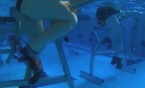 Zajęcia Aqua Cycling na basenie KS „Michał”