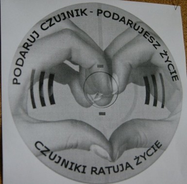 Ulotka promująca instalowanie czujników