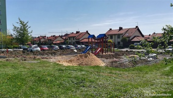 budowa placu zabaw na ul. Jagiełły