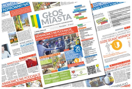 Kwietniowy numer Głosu Miasta niebawem znajdzie się w skrzynkach siemianowiczan.