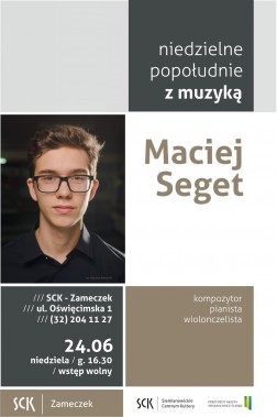 Niedzielne popołudnie z muzyką - plakat