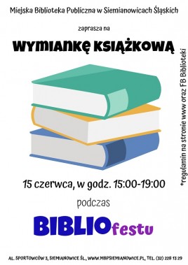Wymianka książkowa - plakat