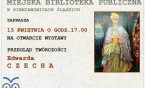 Przegląd twórczości Edward Czecha