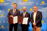 Rafał Piech, Prezydent Siemianowic Śląskich oraz Janusz Michałek – Prezes Zarządu Katowickiej…