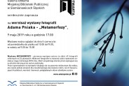 Wernisaż wystawy Adama Pniaka - plakat
