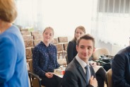 Nagrodzeni przez prezydenta miasta uczniowie siemianowickich szkół.