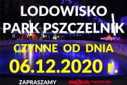 Lodowisko - plakat reklamowy