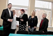 Wręczenie listu gratulacyjnego Agnieszce Wołowiec