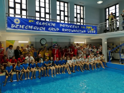 XVI  Śląskie Potyczki Dziecięcych Grup Ratownictwa Wodnego
