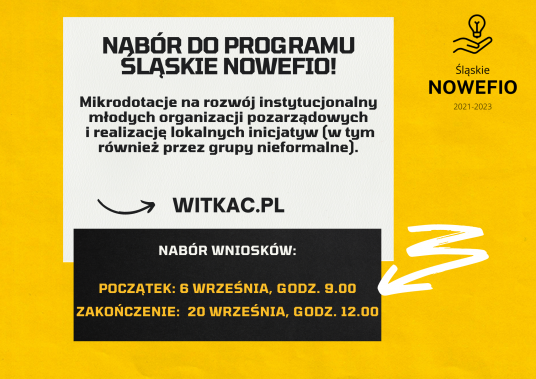 Grafika reklamująca program NOWEFIO.