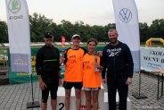 Dekoracja uczestników VII Sztafetowego Biegu Par