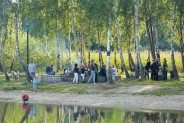 Przy stawie Rzęsa. Siemianowice Ślaskie