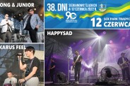 38. Dni Siemianowic Śląskich - infografika imprez sobotnich.